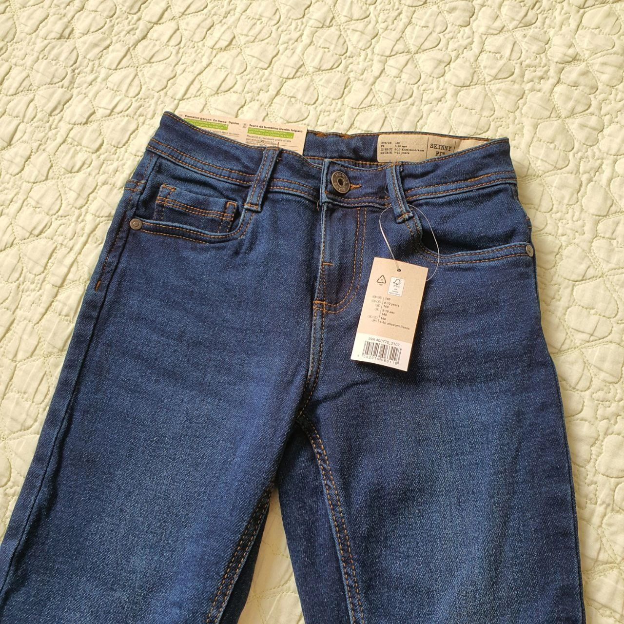 Pantaloni skinny jeans fetiță Pepperts 140, 9 - 10 ani, noi cu etichet