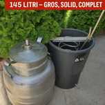 Cazan tuica din inox alimentar 145 litri - gros, solid