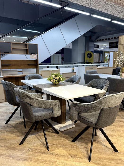 Обеденный стол стул 6/1