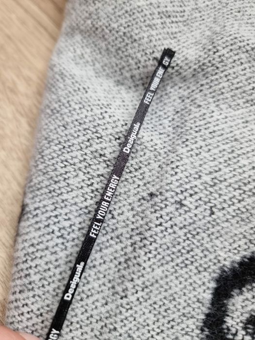 Poncho Desigual cu două fețe