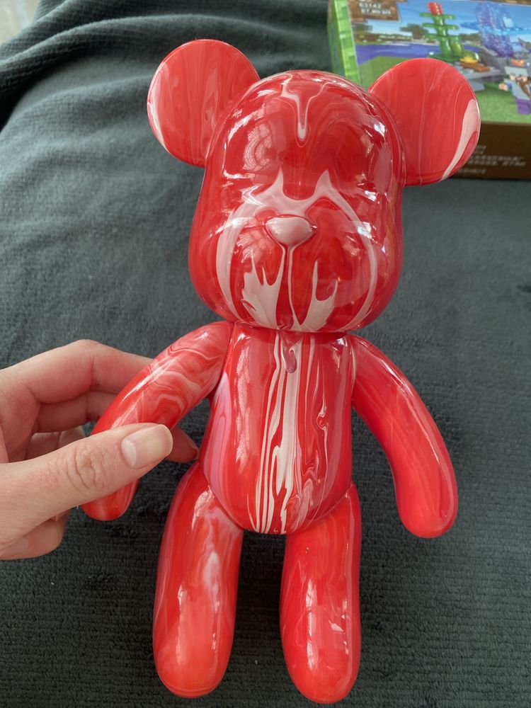 Fluid bear art мече флюид статуетка  боя