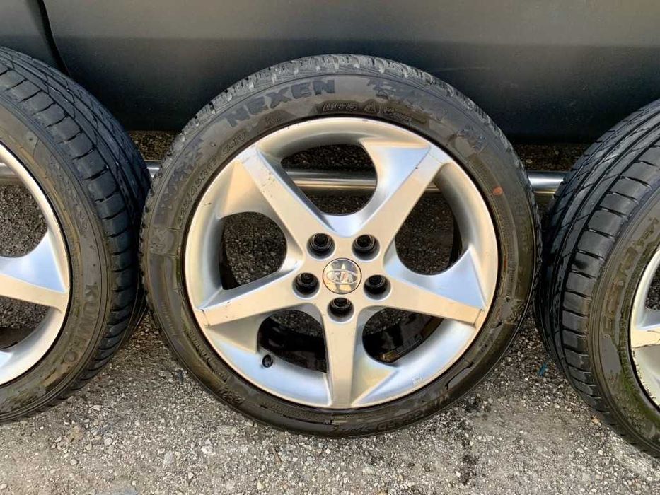 Алуминиеви джанти 17цола 5x114.3+ГУМИ 225/45/17 за Kia,Hyundai,Mazda