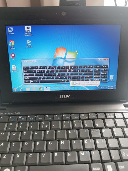 Mini laptop MSI pentru piese