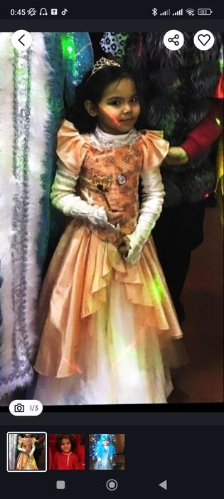 Новогодние костюмы на девочку продам