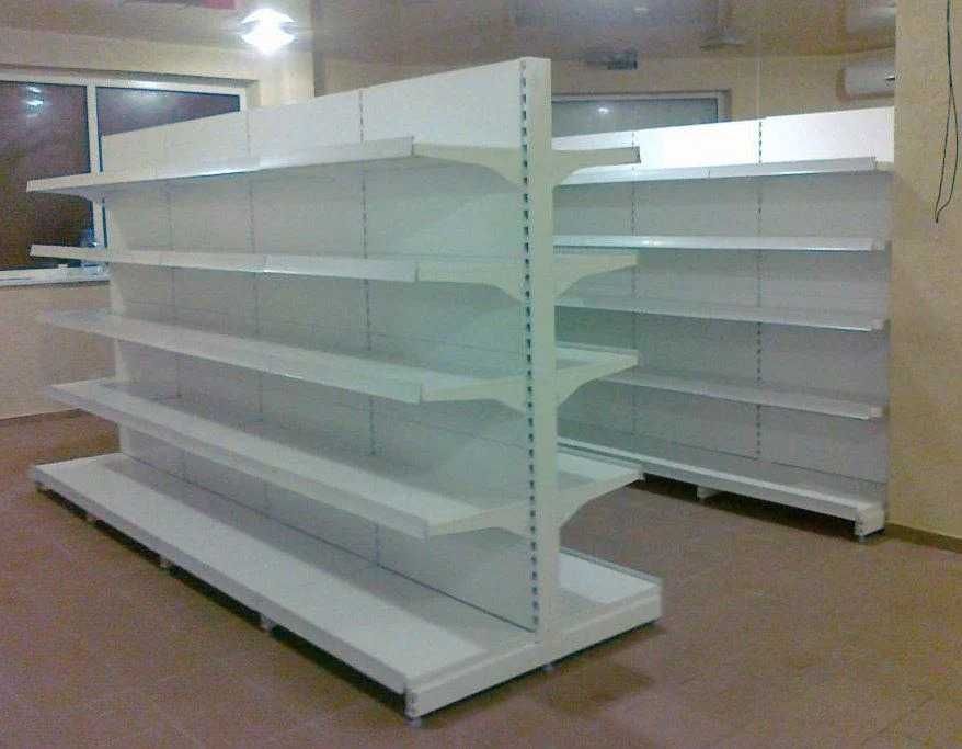 Металлические ветрины островные полки стелажи  торговые для магазина