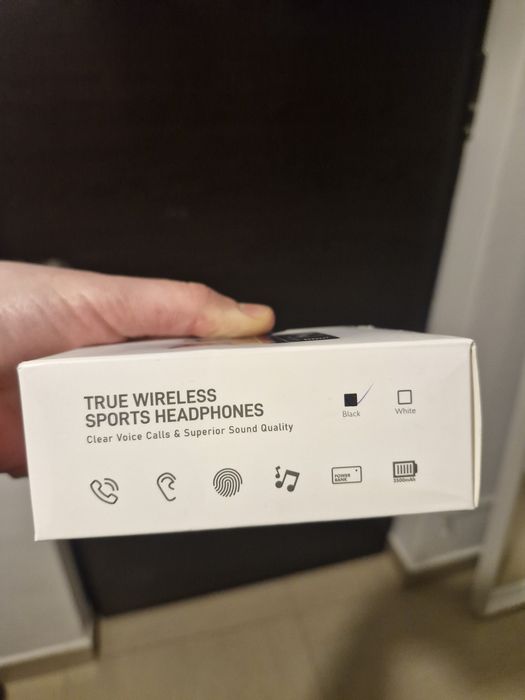 Casti Wireless Bluethoot, culoare negru, noi, sigilate