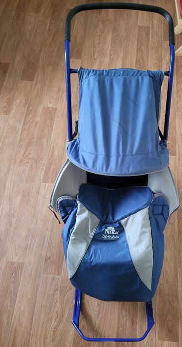 Санки - коляска с утеплением - вне сезона низкая цена