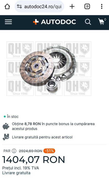 Vând kit de ambreaji complet compatibil mai multe mărci de mașini