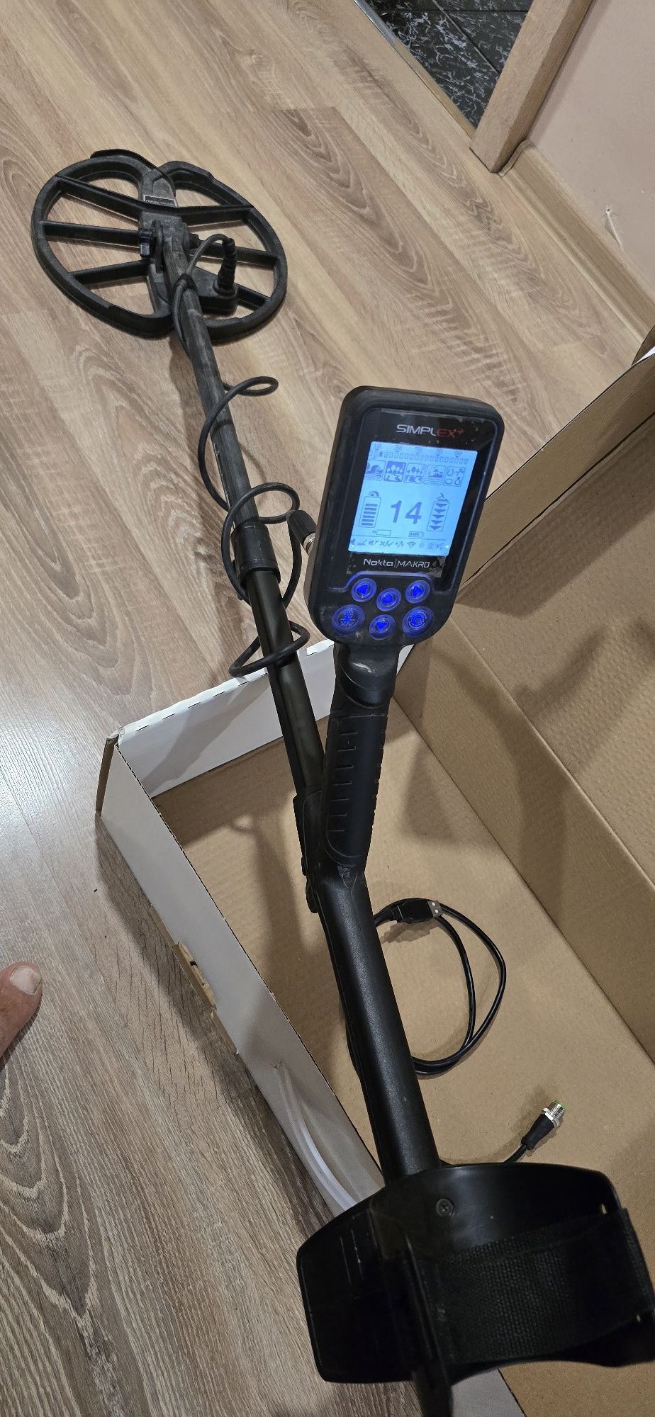 Металдетектор  Металотърсач   Nokta Makro Simplex+