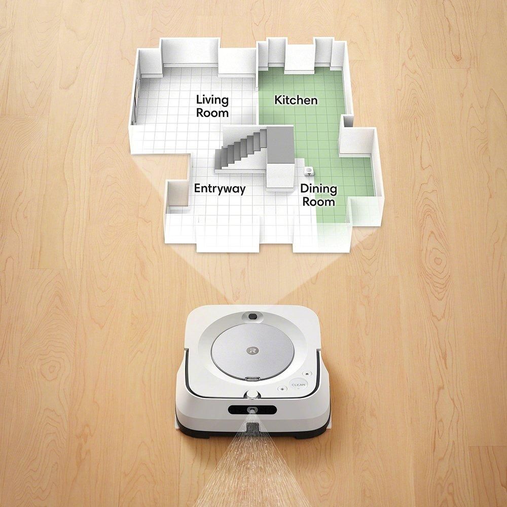 Robot mop iRobot Braava m6134 cu navigatie inteligenta | QVQ3FN