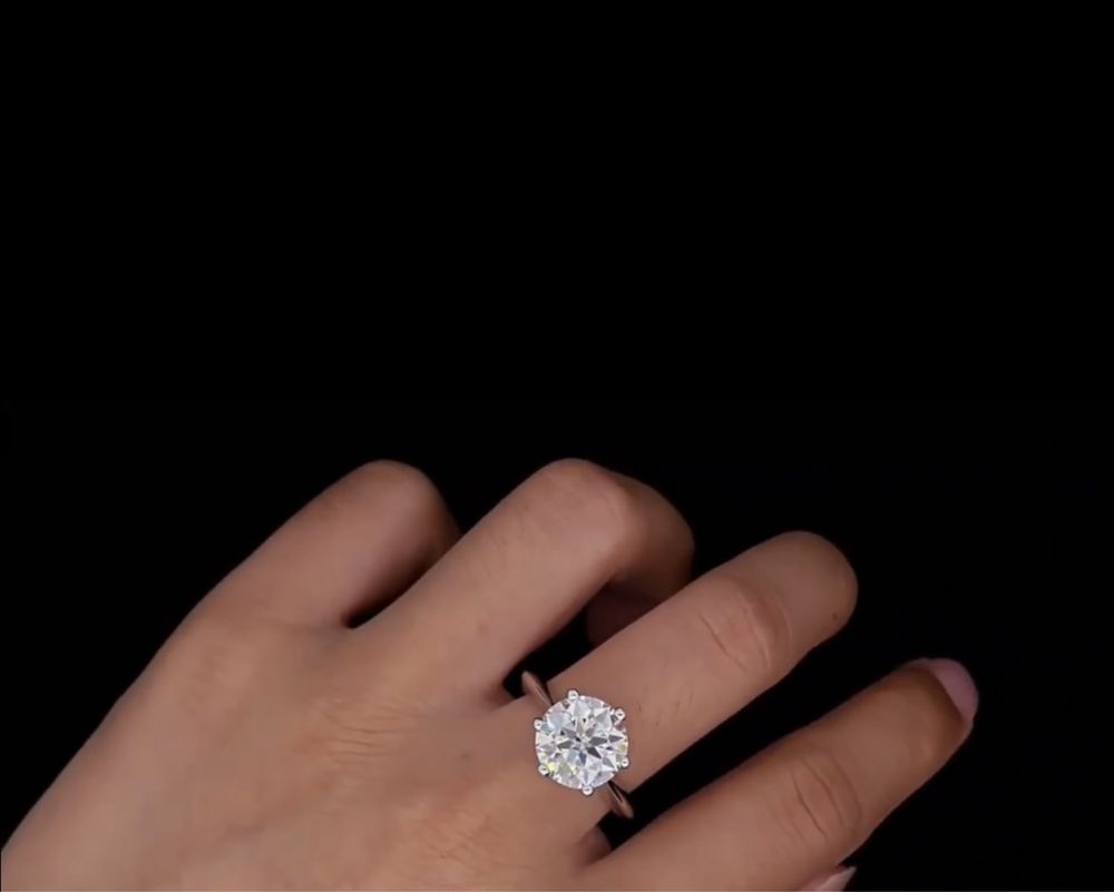 Пръстен VVS диамант 1ct 2ct 3ct 5ct