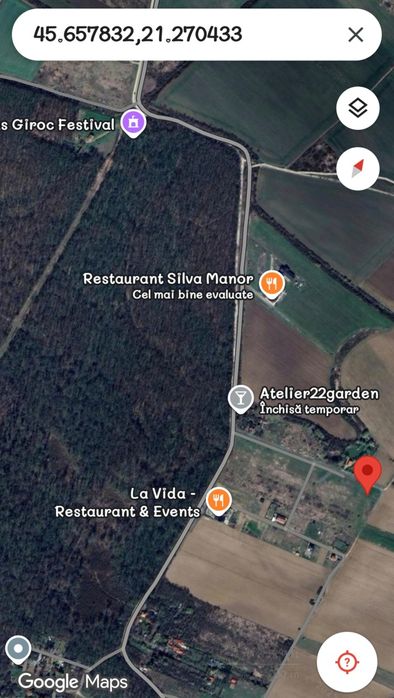 Teren de vânzare pădure Giroc