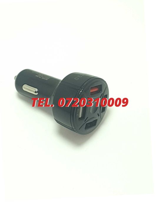 Superfastcharge Incarcator Auto Cu Patru Porturi Usb Partycharge