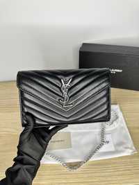 Geanta de lux YSL Saint Laurent piele naturala 100% cutie cadou