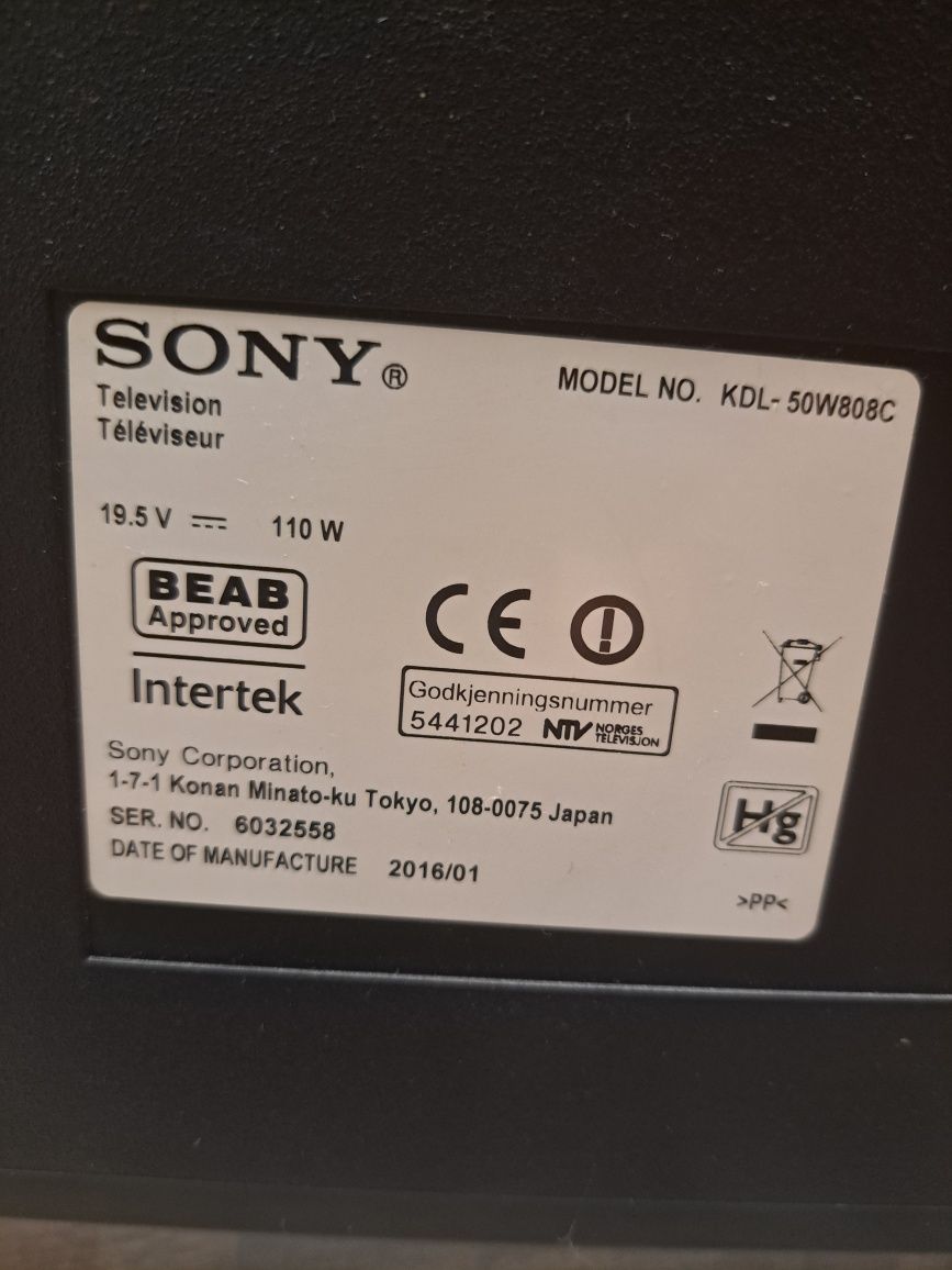 Sony Bravia KDL-50W808C