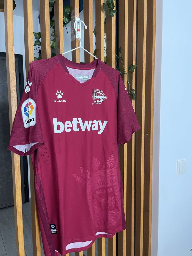Tricou fotbal Deportivo Alaves 2019-2020 deplasare, mărime L