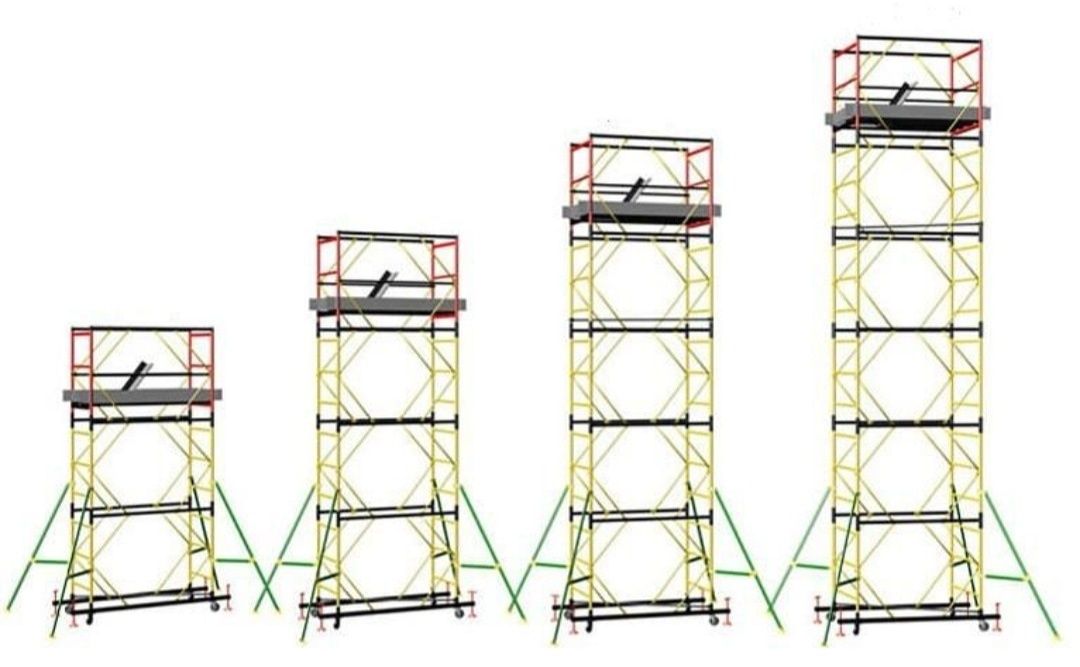 Вышка-тура, Строительные Леса, леса на колесах, фасадные леса, прокат