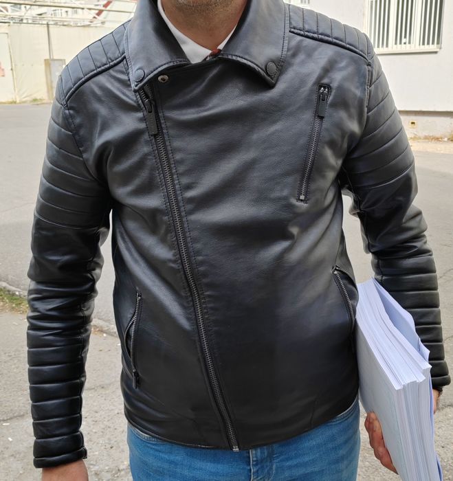 Geaca Imitatie Piele Biker