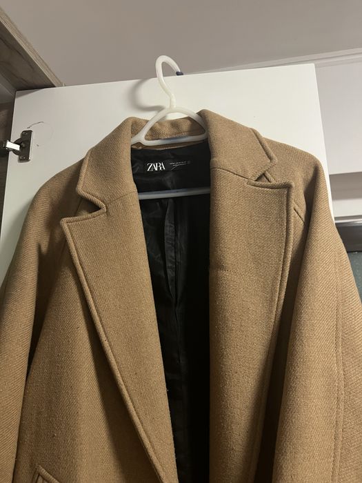 Palton ZARA bej lung