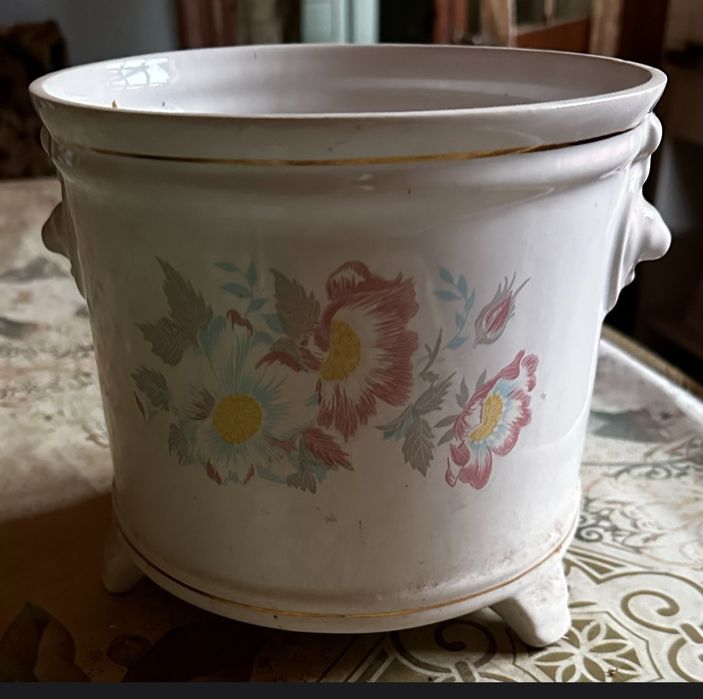 Vas ceramic alb bucatarie