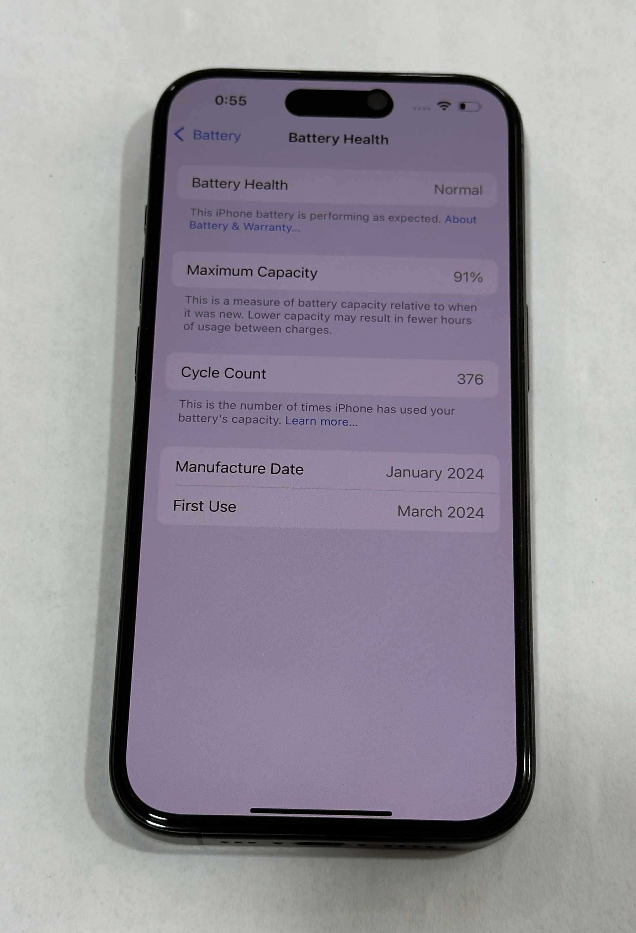 Apple iPhone 15 Pro 128/6GB black