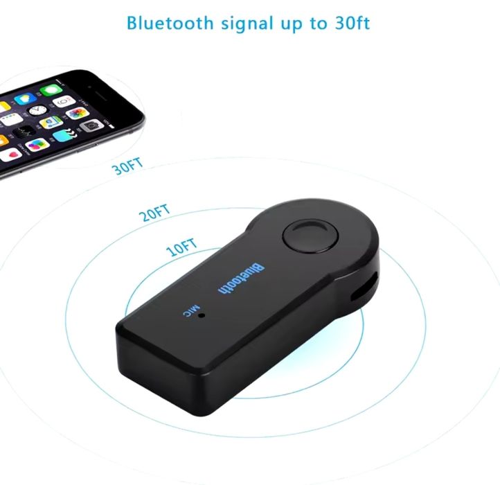 NOU Bluetooth AUX cu cablu încărcare inclus