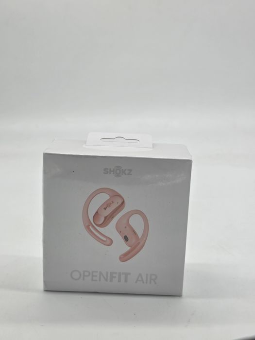 Casti Wireless Shokz OpenFit Air TWS, roz, microfon, 10m, SIGILATE