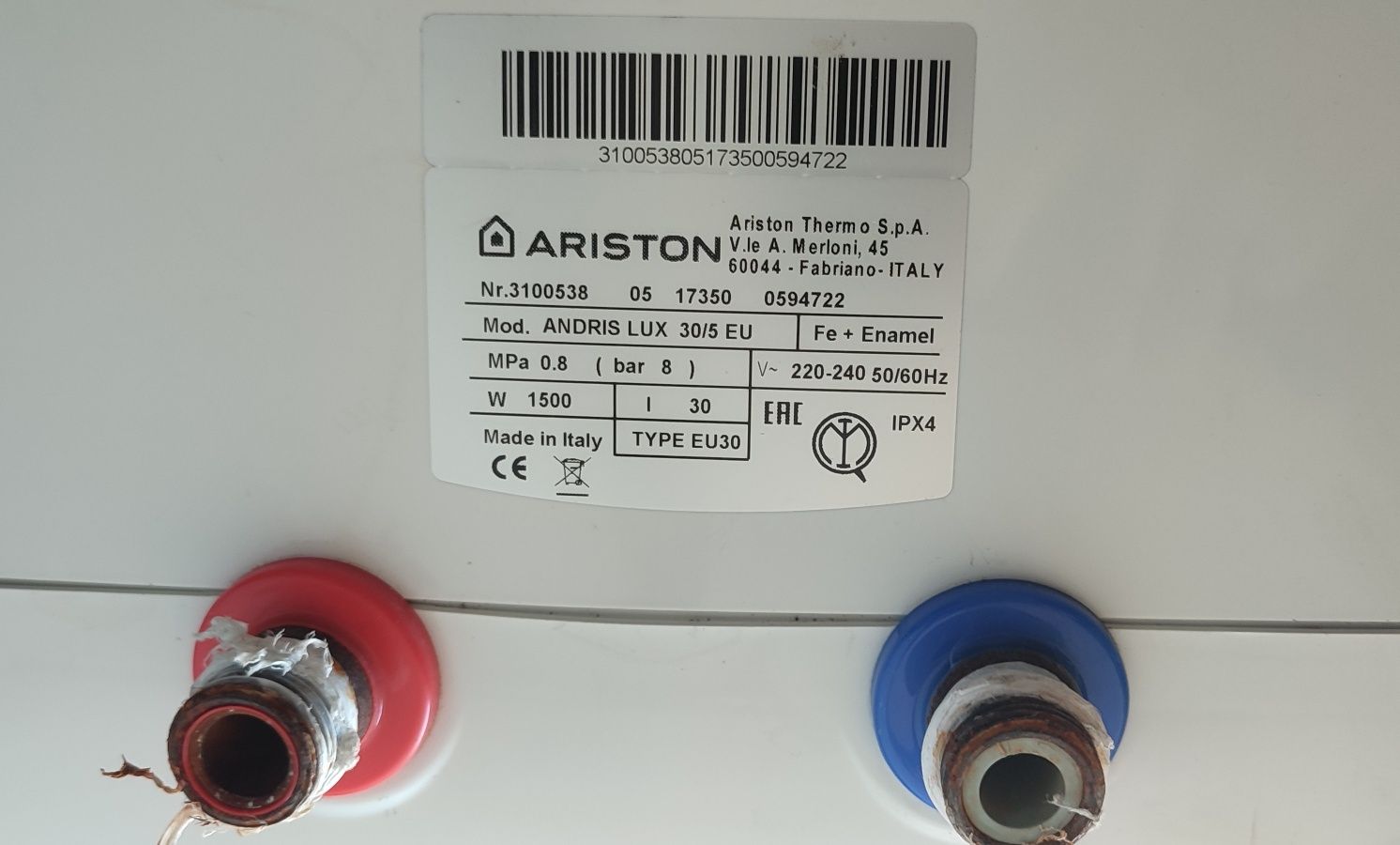 Vând boiler electric ariston