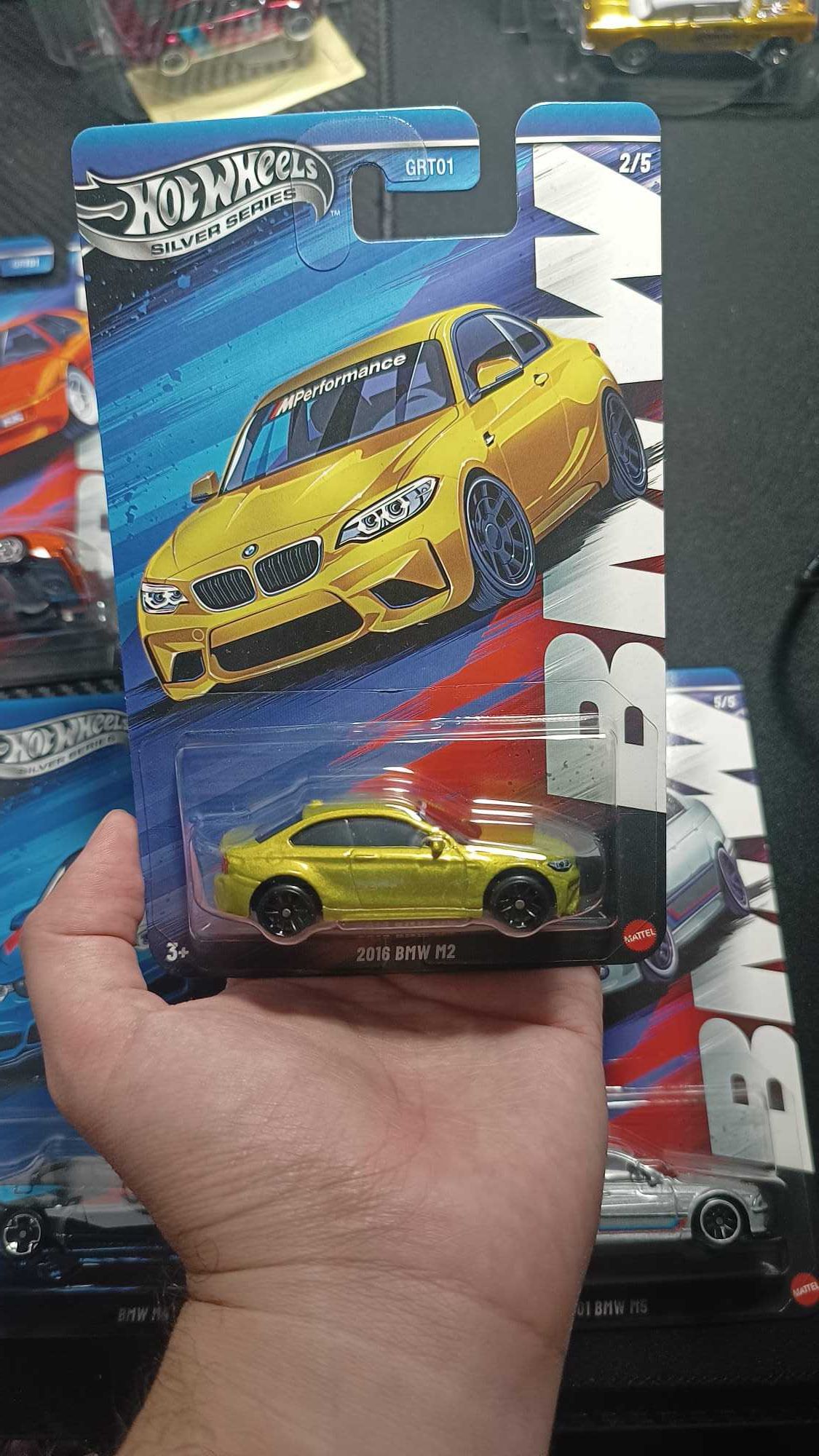 Set Mașinuțe (5) Hot Wheels BMW M1 M2 M3 M4 M5 E30 E39