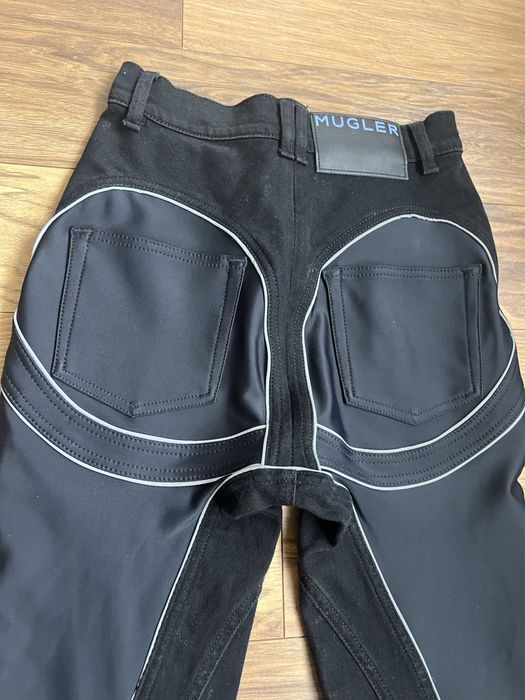 Mugler spiral jeans