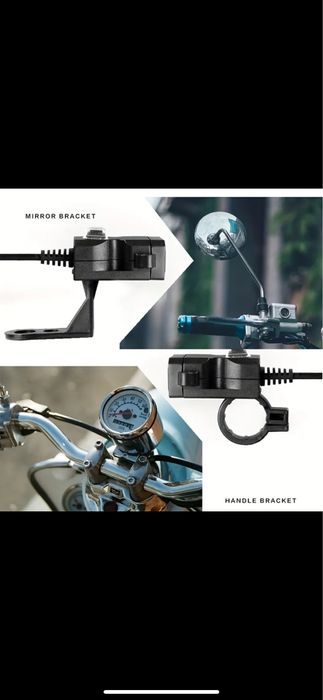 Priza moto  incarcare usb incarcator scuter atv telefon fast charge