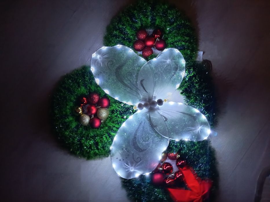 Fluture luminos 45×35 pentru brad, panou foto, PhotoCorner