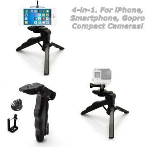 Mini trepied - Folding Mini Tripod Stand Handheld Grip for iPhone Gopr