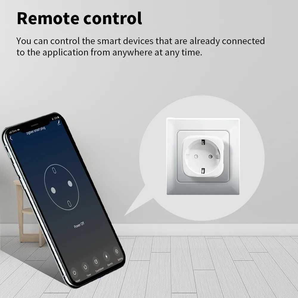 Смарт контакт WiFi Sonoff 16A / 3600W – eWeLink управление, мониторинг