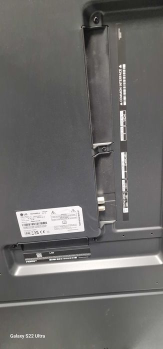 Tv LG ecran spart colț 189 cm nou-nout