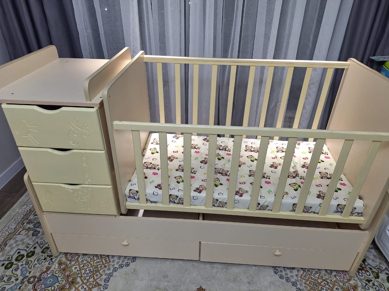Детский кровать 3 в 1