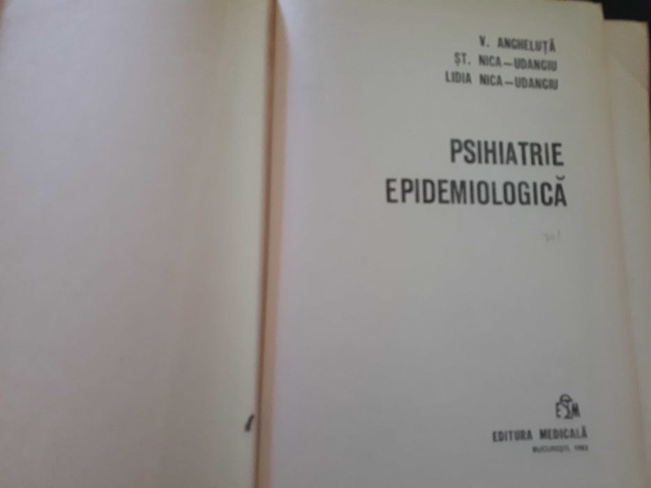 Psihiatrie epidemiologica, Angheluta,  Nica-Udangiu