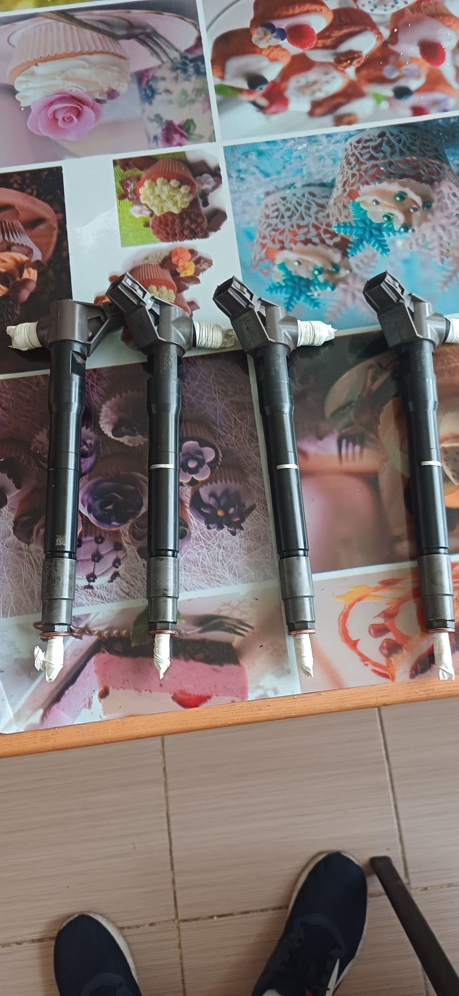 Set 4 injectoare mazda2,2 diesel skaiactiv