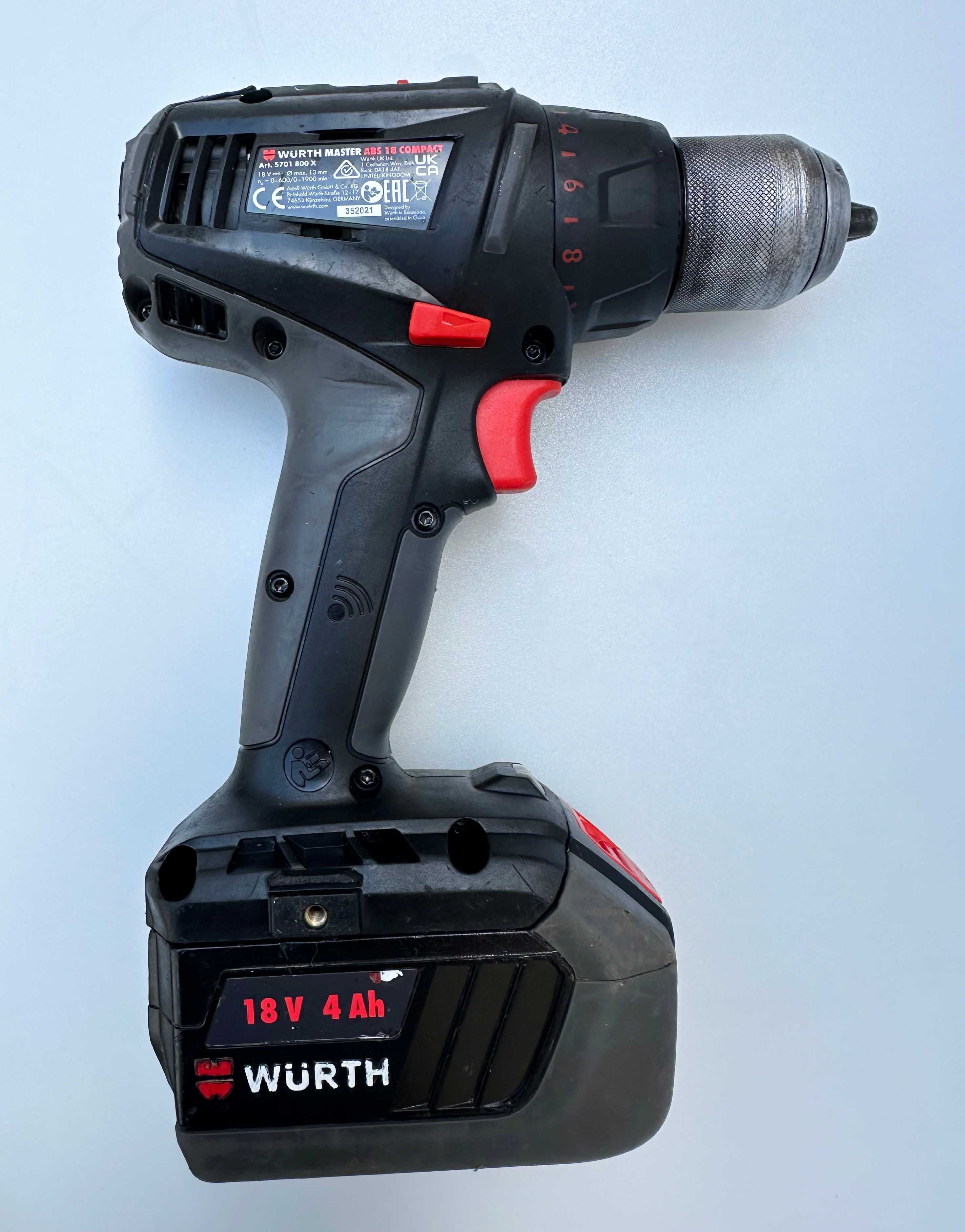 Wurth ABH 18 Compact & Wurth ABS 18 Compact - Безчетков комплект