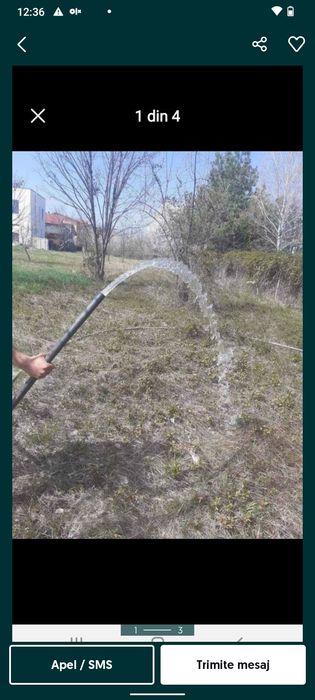 Executam foraje puțuri ,denisipări ,piloni etc