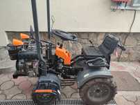 Minitractor ride-on 4x4 R1200 Evotools Plus , Diesel,Pornire electrica