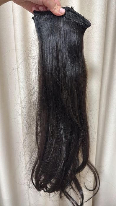 Продава се: 100% естествена коса цвят кестеняв