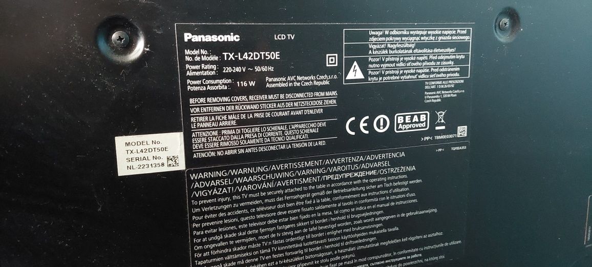 Телевизор Panasonic Smart 3D 42 inch