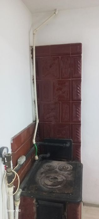 Serpentina cazan soba teracota