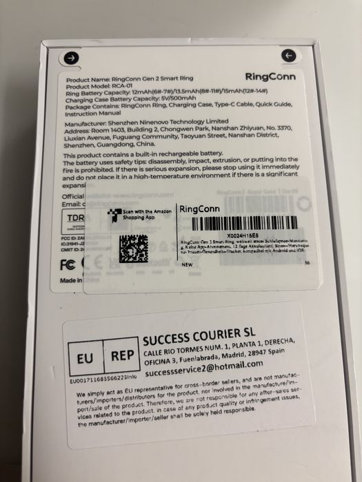 RingConn Gen 2 smart ring sigilat