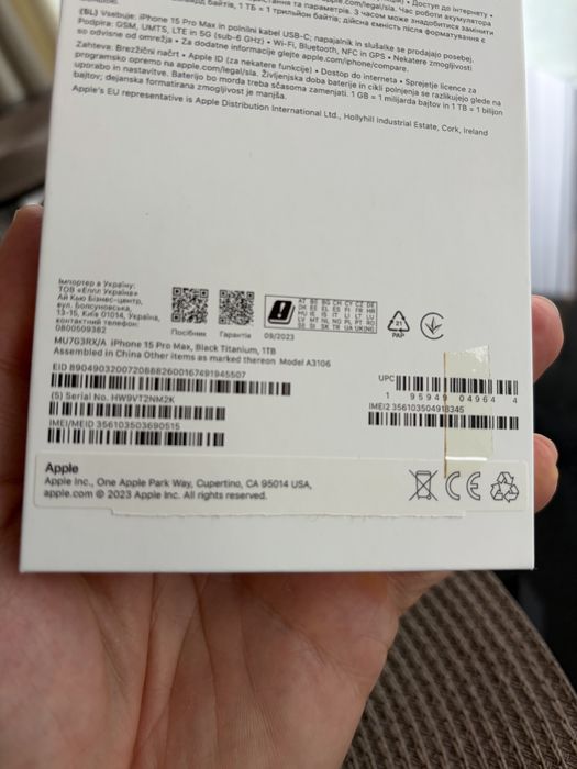Iphone 15 Pro Max 1TB