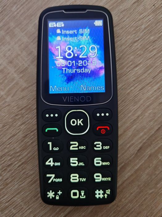 telefon seniori Vienod v206 dual sim  stare impecabila