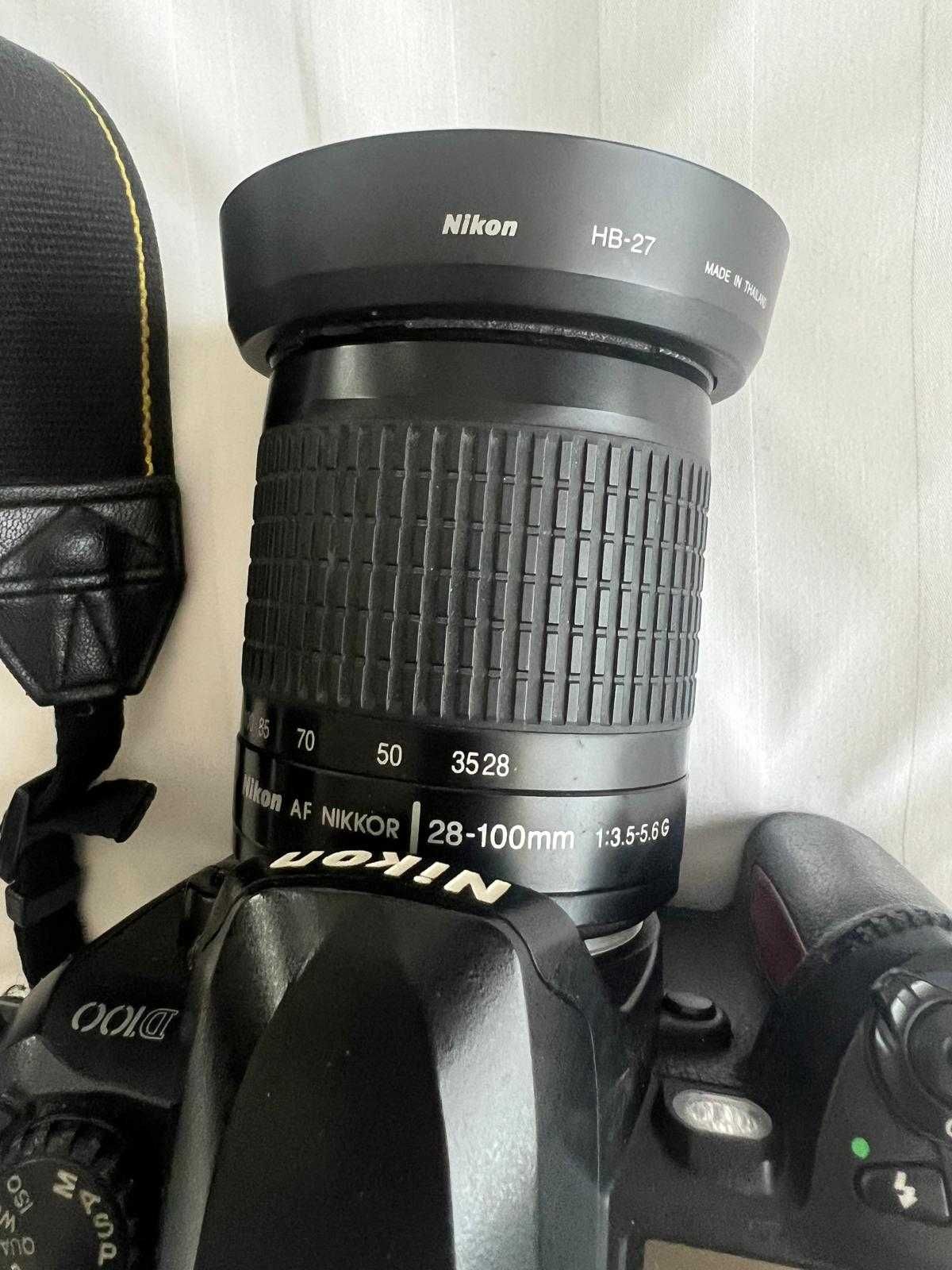 Nikon обектив AF Nikkor 28-100mm f/3.5-5.6 със Фотокамера Nikon D100