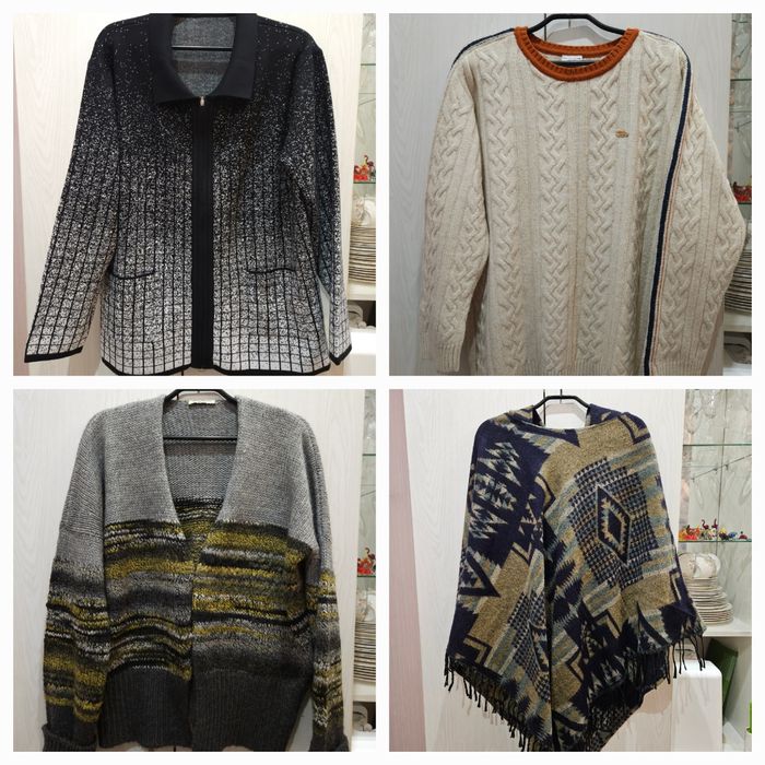 Кофты женские и пончё