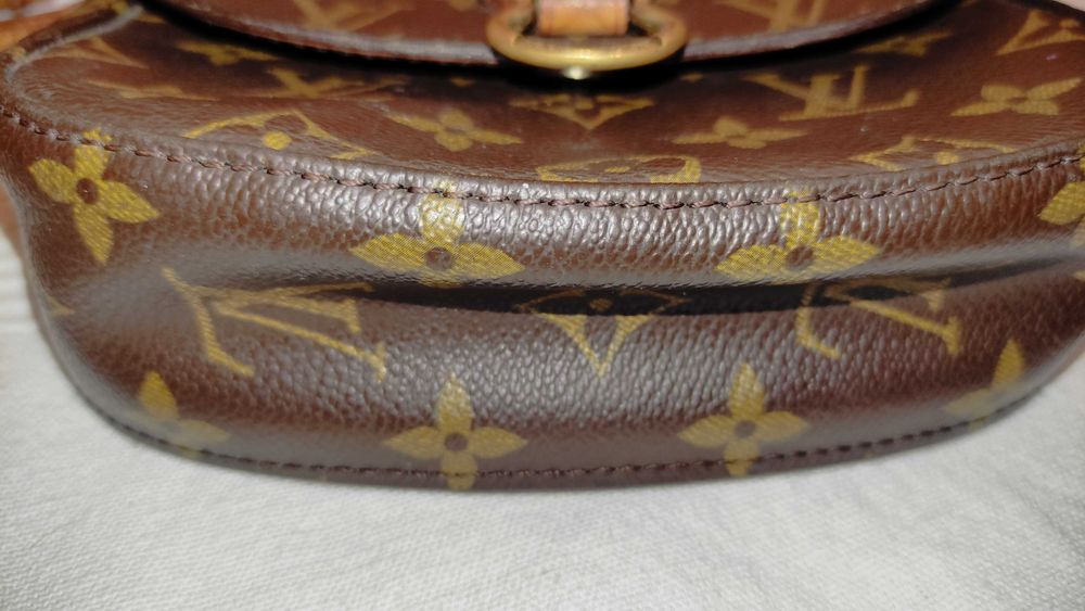 LOUIS VUITTON Mini Saint Cloud Shoulder Bag Monogram Leather